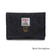 ISL-8302 Harris Tweed Mini Wallet Black Herringbone ShamrockGift.com