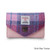 ISL-8302 Harris Tweed Mini Wallet Pink Blue Tartan ShamrockGift.com