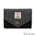 ISL-8302 Harris Tweed Mini Wallet Black Grey Suede ShamrockGift.com
