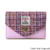 ISL-8302 Harris Tweed Mini Wallet Violet Mini Dogtooth ShamrockGift.com