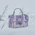 ISL-8312PURTTL00 Purple Color Islander Harris Tweed Tartan Satchel - Medium Lifestyle ShamrockGift.com