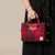 ISL-8314 Harris Tweed  Mini Tote Bag Fuchsia Tartan Lifestyle ShamrockGift.com