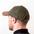 HOF-BBTWD Donegal Tweed Baseball Cap Green back view ShamrockGift.com