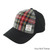 GA BC1000 COL096 Tweed Ladies Baseball Cap Grey Red Tartan ShamrockGift.com