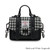 ISL-8301 Harris Tweed  Wee Satchel Black and White Dogtooth ShamrockGift.com