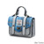 ISL-8301 Harris Tweed  Wee Satchel Blue Tartan ShamrockGift.com