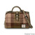 ISL-2588 Harris Tweed Medium Doctor Bag Chestnut Tartan Front view ShamrockGift.com