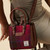ISL-8350 Harris Tweed Mini Caillie Tote Bag Fuchsia ShamrockGift.com