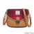 ISL-8319 Harris Tweed Mini Saddle Bag Fuchsia Tartan ShamrockGift.com