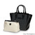 ISL-8360 Harris Tweed Medium Caillie Tote Bag Grey Herringbone ShamrocGift.com