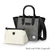 ISL-8360 Harris Tweed Medium Caillie Tote Bag Black and White Dogtooth ShamrocGift.com
