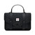 ISL-8333 Harris Tweed Large Ladies Satchel Black Herringbone ShamrockGift.com