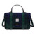 ISL-8333 Harris Tweed Large Ladies Satchel Black Watch Tartan ShamrockGift.com ISL-8333 Harris Tweed Large Ladies Satchel Black Watch Tartan ShamrockGift.com