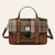ISL-8333 Harris Tweed Large Ladies Satchel Chestnut Tartan ShamrockGift.com
