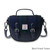 ISL-2812 Harris Tweed Medium Cobble Satchel Black Watch Tartan ShamrockGift.com