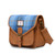 ISL-8320 Harris Tweed The Saddle Bag Blue Tartan ShamrockGift.com