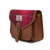 ISL-8320 Harris Tweed The Saddle Bag Fuchsia Tartan ShamrockGift.com