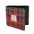 GA-LB2007 Tartan Men's Harris Tweed Wallet Red & Grey Tartan ShamrockGift.com