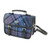 GA-LB1230-COL143 Handmade Harris Tweed Bervie Tartan Satchel Blue & Purple Stewart ShamrockGift.com