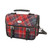 GA-LB1230-COL158  Handmade Harris Tweed Bervie Tartan Satchel  Red & Grey ShamrockGift.com