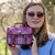 GA-LB1230 Handmade Harris Tweed Bervie Tartan Satchel Vibrant Pink Buchanan ShamrockGift.com