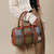 ISL-8846CBLTTL00 Medium Harris Tweed Duffel Bag Lifestyle ShamrockGift.com