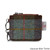 ISL-9200 Islander Harris Tweed Card Zip Wallet Chestnut and Blue Tartan ShamrockGift.com