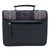 MCS-CB2001-TRT020-BLUE CHECK Colour Mini Harris Tweed Messenger Bag back view ShamrockGift.com
