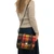 MCS-CB2001-TRT056-SAFFRON Colour  Mini Harris Tweed Messenger Bag model ShamrockGift.com