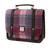 MCS-CB2001-TRT073-PASTEL PINK Colour Mini Harris Tweed Messenger Bag  ShamrockGift.com