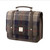 MCS-CB2001-TRT020-BLUE CHECK Colour Mini Harris Tweed Messenger Bag  ShamrockGift.com