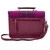 MCS-CB2001-HA222B2-PURPLE CHECK Colour Mini Harris Tweed Messenger Bag back view ShamrockGift.com