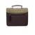 MCS-CB2001-C001T-COUNTRY GREEN Colour Mini Harris Tweed Messenger Bag back view ShamrockGift.com