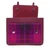 MCS-CB2001-HA222B2-PURPLE CHECK Colour Mini Harris Tweed Messenger Bag open view ShamrockGift.com