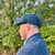 MCS-CB2406-SP516 Blue Color Handcrafted Harris Tweed Herringbone Flat Cap Lifestyle ShamrockGift.com