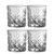 G350064 Crystal Whiskey Glasses Set of 4 ShamrockGift.com