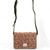 MCS CB2411 MAPLE COLOR Ladies Harris Tweed Quilted Shoulder Bag Front View ShamrockGift.com