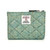 MCS CB2411 1904B2 TURQUOISE Ladies Harris Tweed Quilted Shoulder Bag  ShamrockGift.com