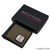 MCS CB3005B C001T Harris Tweed & Leather Trifold Wallet with Coin Pocket Full View ShamrockGift.com