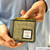 MCS CB3005B C001T Harris Tweed & Leather Trifold Wallet with Coin Pocket Lifestyle ShamrockGift.com