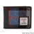 MCS CB3005B TRT021 Harris Tweed & Leather Trifold Wallet with Coin Pocket ShamrockGift.com