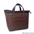 MCS CB2503 TRT021 Handcrafted Harris Tweed Travel Messenger Bag Backview ShamrockGift.com