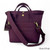 MCS CB2503 TRT073 Handcrafted Harris Tweed Travel Messenger Bag Backview ShamrockGift.com