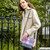 MCS CB5003 TRT073 Handcrafted Harris Tweed Square Shoulder Bag Lifestyle ShamrockGift.com