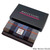 MCS CB3055 TRT021 BLUE BROWN CHECK Ladies Harris Tweed Long Envelope Purse Fullview ShamrockGift.com