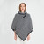 Saol Ladies Herringbone Cape AWL318 Navy  ShamrockGift.com Saol Ladies Herringbone Cape AWL318 Navy  ShamrockGift.com