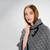 Saol Ladies Herringbone Cape AWL318 Navy Side ShamrockGift.com Saol Ladies Herringbone Cape AWL318 Navy Side ShamrockGift.com