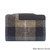 MCS CB5004 TRT021 BLUE BROWN CHECK Ladies Harris Tweed Zippered Wallet Backview ShamrockGift.com