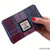 MCS CB5004 TRT073 PASTEL PINK Ladies Harris Tweed Zippered Wallet Lifestyle ShamrockGift.com