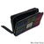MCS CB5004 MCS2001 BLUE PINK CHECK Ladies Harris Tweed Zippered Wallet Side View ShamrockGift.com